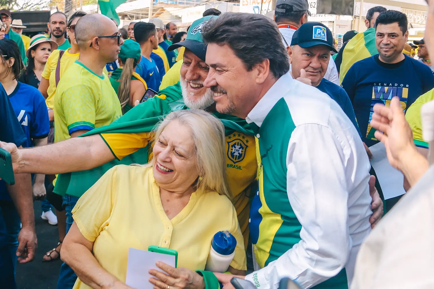 Público reunido no 7 de Setembro em Goiânia