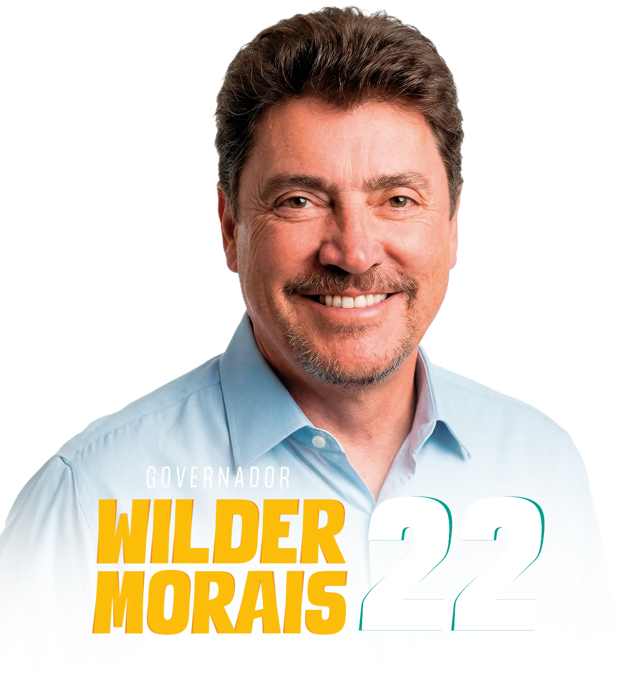 Wilder Morais 22, candidato ao Governo de Goiás